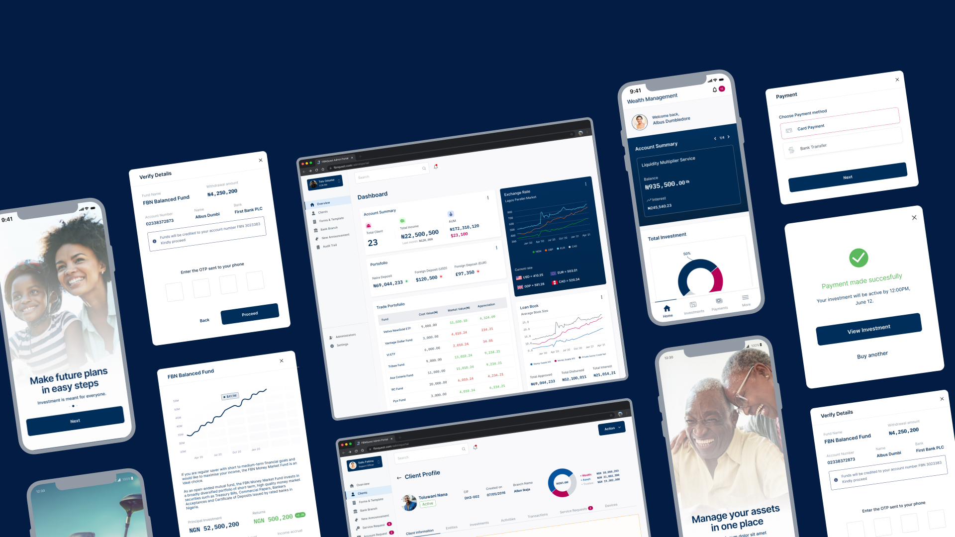 FirstBank web and mobile app preview